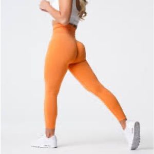 Orange NVGTN Seamless Leggings